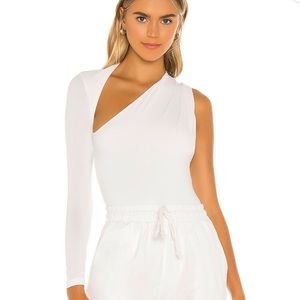 One shoulder body suit
